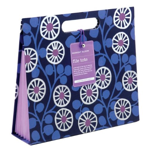 Midnight Bloom File Tote (9780735326293) by Galison