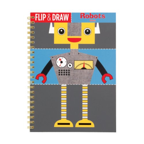 Beispielbild fr Mudpuppy Robots Flip and Draw zum Verkauf von BooksRun