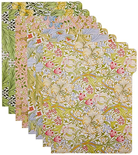 Imagen de archivo de Galison William Morris Morning Garden File Folders, Multi-color (30382) a la venta por Books Unplugged