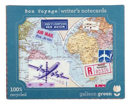 Stock image for Galison Bon Voyage Writer's Notecards, Multi-color (30429) for sale by Books From California