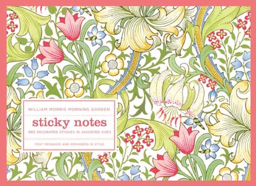 Galison William Morris Morning Garden Sticky Notes, Multi-color (30801) (9780735330801) by Galison; Victoria & Albert Museum