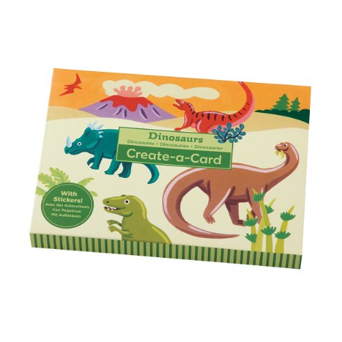 Beispielbild fr Mudpuppy Dinosaurs Create-a-card zum Verkauf von suffolkbooks