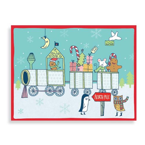 Stock image for Kate Sutton Holiday Train Boxed Draw Holiday Notecards for sale by Books From California