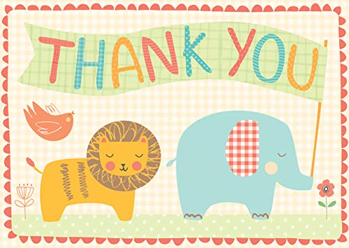 Stock image for Galison Playful Animals Thank You Notes (9780735333956) for sale by Irish Booksellers