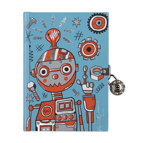Stock image for Robot Locked Diary for sale by Russell Books
