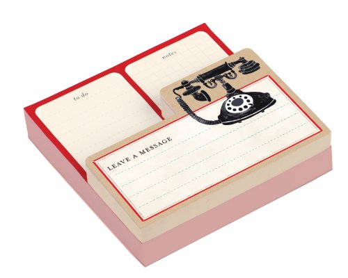 9780735335578: Galison Vintage Telephone Shaped Memo Pad (9780735335578)