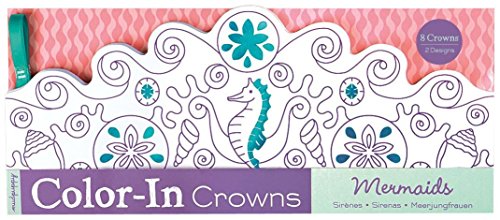 Imagen de archivo de Mudpuppy Mermaids Color-In Crowns a la venta por Ergodebooks