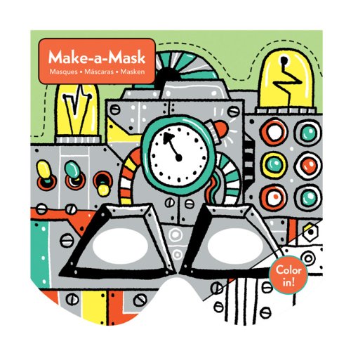 Beispielbild fr Mudpuppy Robots Make-a-Mask zum Verkauf von Better World Books
