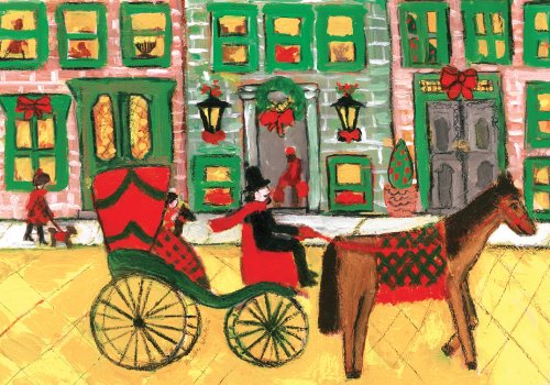 Beispielbild fr Carriage Ride Through Town Boxed Holiday Half Notecards zum Verkauf von Bookmans