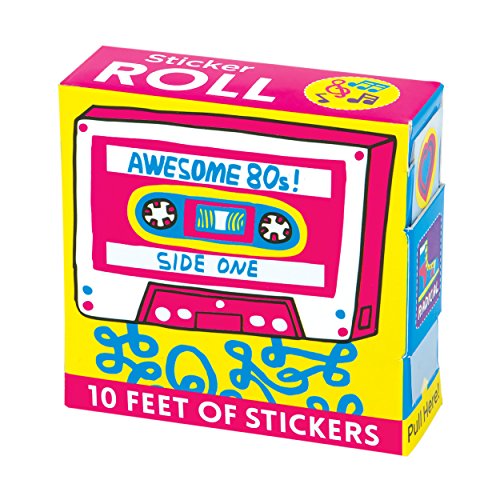 Imagen de archivo de Mudpuppy Awesome 80s! Sticker Roll a la venta por BookShop4U