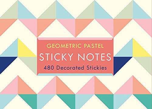 9780735343818: Geometric Pastel Sticky Notes