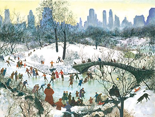 9780735344198: Skating in Central Park Holiday Full Notecards