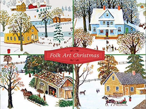 Stock image for Folk Art Christmas Deluxe Notecard Collection for sale by Majestic Books