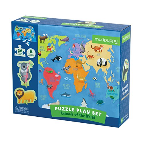 Stock image for Animals of the World Puzzle Play Set for sale by Russell Books