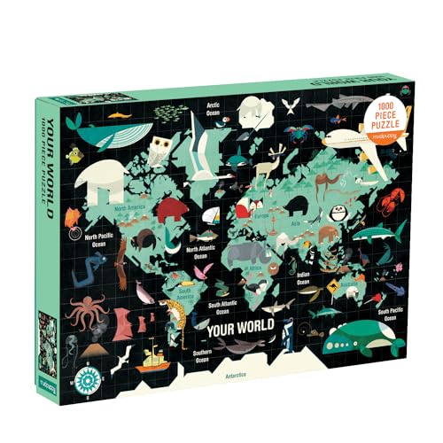 Beispielbild fr Map of The World Family Puzzle 1000 Piece Jigsaw Puzzle zum Verkauf von Buchpark