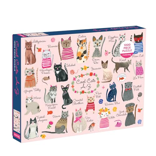 Stock image for Cool Cats A-Z 1000 Piece Puzzle for sale by WorldofBooks