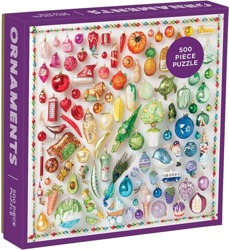 Beispielbild fr Rainbow Ornaments 500-PC Puzzle (Jigsaw Puzzle) zum Verkauf von Monster Bookshop