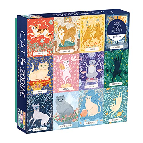 Beispielbild fr Cat Zodiac 500 Piece Puzzle zum Verkauf von Monster Bookshop