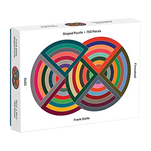 Stock image for Galison MoMA Frank Stella Shaped Jigsaw Puzzle, 750 Pieces, 28.3? x 21? ? Colorful Geometric Painting ? Die-Cut Puzzle ? Thick, Sturdy Pieces ? Challenging Family Fun ? Fun Indoor Activity, Multicolor, 735357897 for sale by Ergodebooks