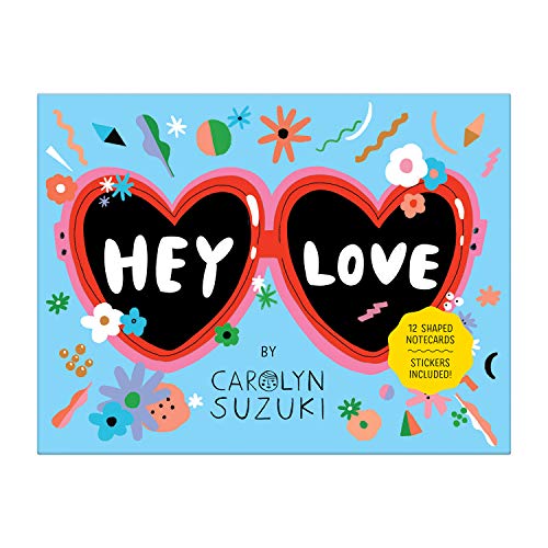 Stock image for Hey Love Shaped Notecard Portfolio for sale by Orbiting Books