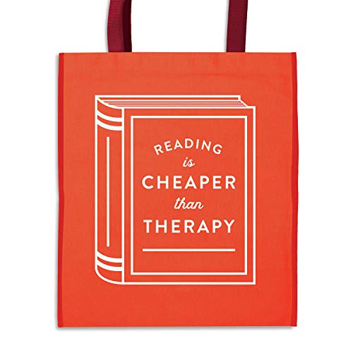 9780735365339: Reading is Cheaper Than Therapy Reusable Shopping Bag