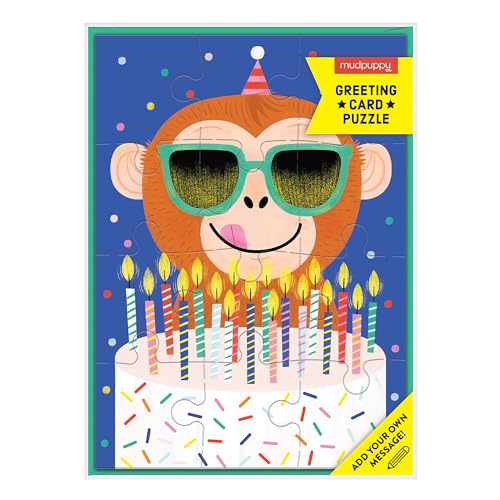 Stock image for Monkey Cake Greeting Card Puzzle for sale by Grand Eagle Retail