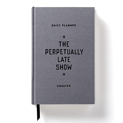 Stock image for Brass Monkey Perpetually Late Undated Planner, 6   x 9    " Daily Planner with 366 Days (336 Pages)  " Random Holidays and Fun Added In  " Mini Planner with Bookmark Included for sale by HPB-Emerald