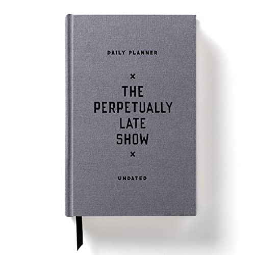 9780735368828: Brass Monkey Perpetually Late Undated Planner, 6” x 9” – Daily Planner with 366 Days (336 Pages) – Random Holidays and Fun Added In – Mini Planner with Bookmark Included