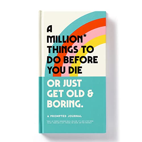 Stock image for A Million Things to Do Before You Die Prompted Journal (A Prompted Journal) for sale by Goodwill