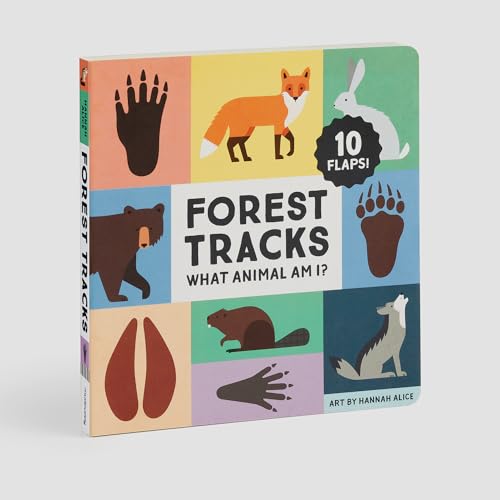 Beispielbild fr Forest Tracks: What Animal Am I? Lift-The-Flap Board Book zum Verkauf von Better World Books