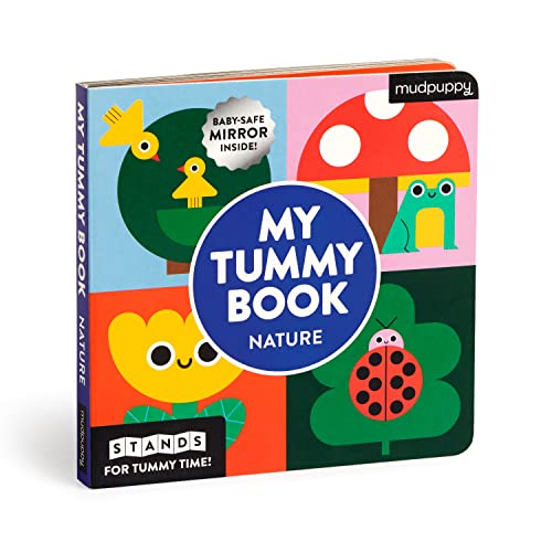 Beispielbild fr Nature " My Tummy Sturdy Fold Out Board Book With Baby Safe Mirror zum Verkauf von BooksRun