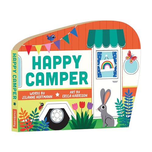 Imagen de archivo de Happy Camper - Adventurous and Educational Unique Van Shaped Board Book for Young Children a la venta por HPB-Emerald