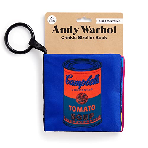 9780735377790: Andy Warhol – Iconic Early Development Crinkle Fabric Stroller Book for Toddlers and Babies