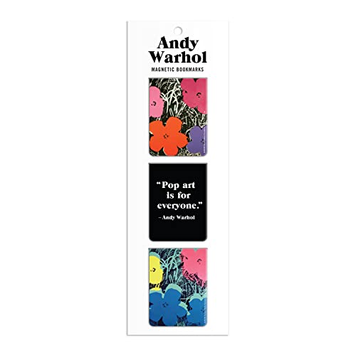 9780735379633: Andy Warhol Flowers Magnetic Bookmarks (Gal Andy Warhol)