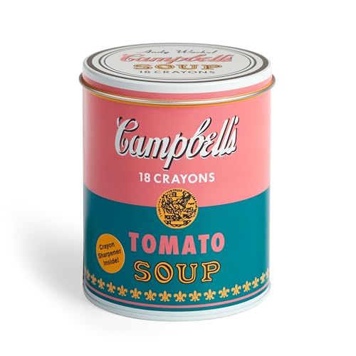 9780735380110: Andy Warhol Soup Can Crayons + Sharpener