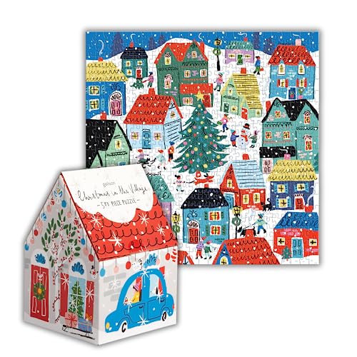 Imagen de archivo de Christmas in the Village 500 Piece House Puzzle a la venta por Russell Books
