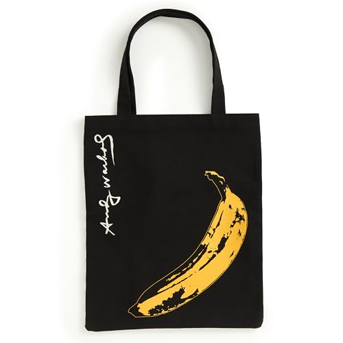 9780735380639: Warhol Banana Canvas Tote Bag - Black