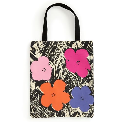 9780735380653: Warhol Flowers Canvas Tote Bag - Pink