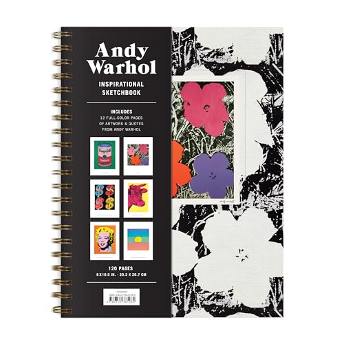 9780735381285: Inspirational Sketchbook: Andy Warhol: Includes 12 Full-color Pages of Artwork & Quotes from Andy Warhol