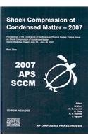 Imagen de archivo de Shock Compression of Condensed Matter - 2007 a la venta por Books Puddle