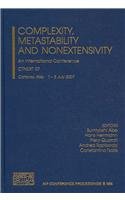 Stock image for Complexity, Metastability, And Nonextensivity: An International Conference CTNEXT 07 (AIP Conference Proceedings) for sale by HPB-Red