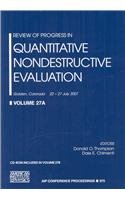 Imagen de archivo de Review Of Progresses In Quantitative Nondestructive Evaluation 27 (A+B) (Hb 2008) a la venta por Basi6 International