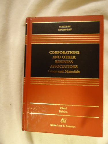 9780735502116: Corporations and Other Business Associations: Cases and Materials