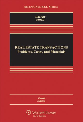 9780735507159: Real Estate Transactions: Problems, Cases, and Materials (Aspen Casebooks)