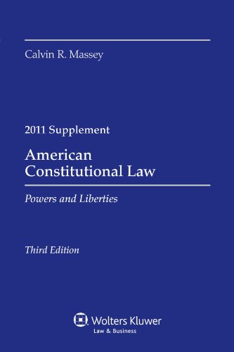 Imagen de archivo de American Constitutional Law: Powers and Liberties, 2011 Case Supplement a la venta por SecondSale
