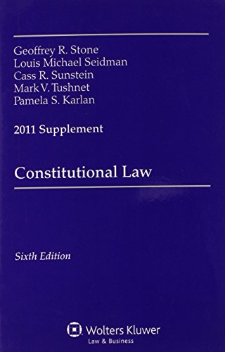 9780735507371: Constitutional Law Supplement