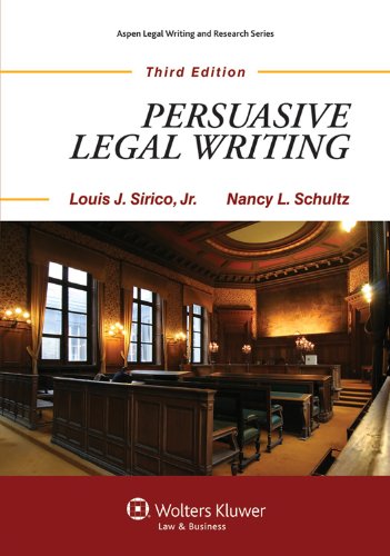 Beispielbild fr Persuasive Legal Writing zum Verkauf von Better World Books