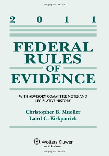 Stock image for Federal Rules of Evidence 2011 Statutory Supplement for sale by Half Price Books Inc.