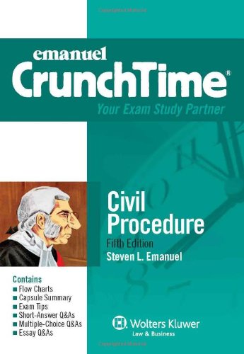 Beispielbild fr CrunchTime: Civil Procedure, Fifth Edition zum Verkauf von BooksRun