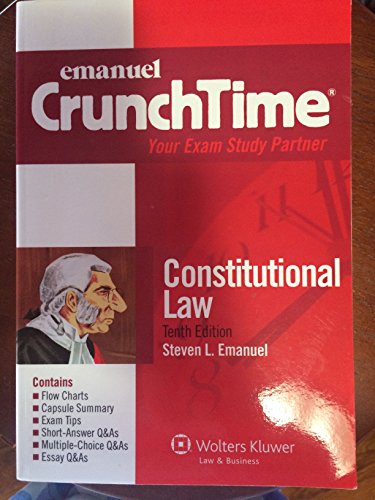 Beispielbild fr Constitutional Law (The Crunchtime) zum Verkauf von Open Books